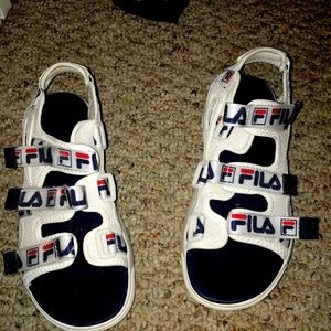 Fila sandals all different colors